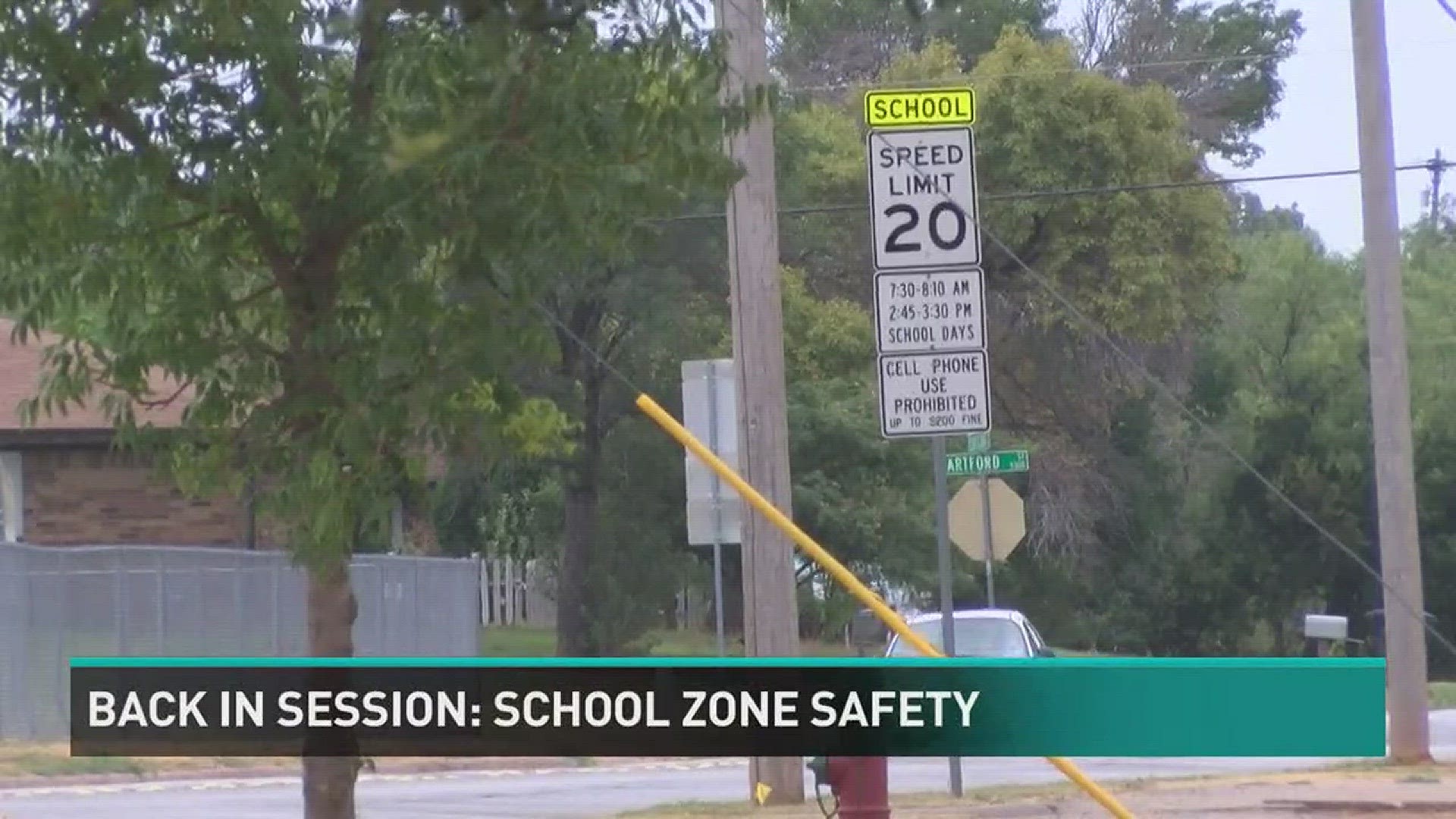 Abilene crossing guards urge drivers to be safe in school zones.