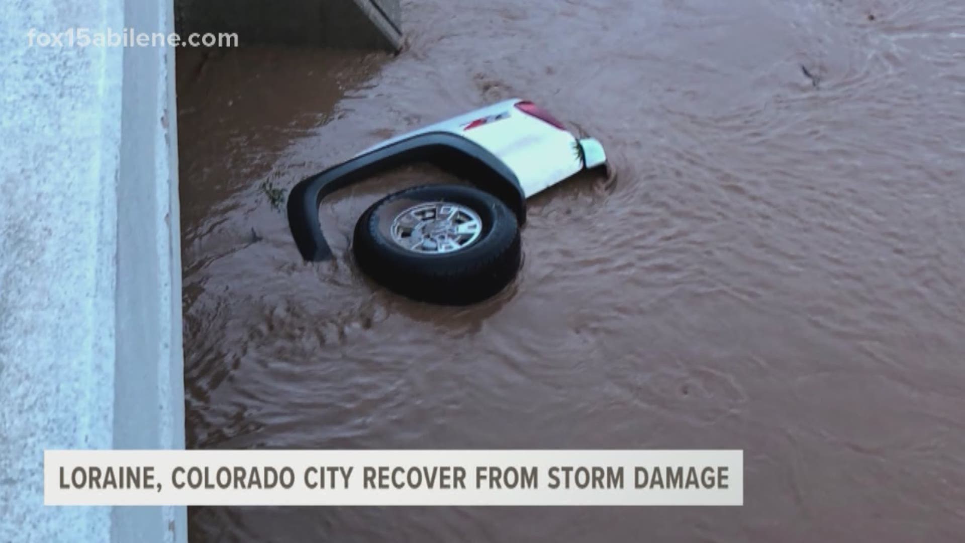 Last week's storm left a lot of damage behind in Loraine and Colorado City.