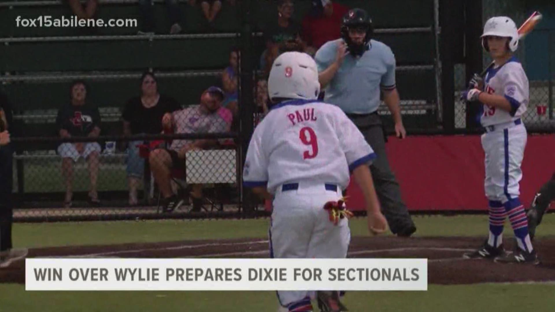 A win over crosstown rival Wylie helped send the Abilene Dixie Little League team to sectionals. Matching up against the Bulldogs provided a perfect opportunity to see what kind of teams the squad will face in sectionals.