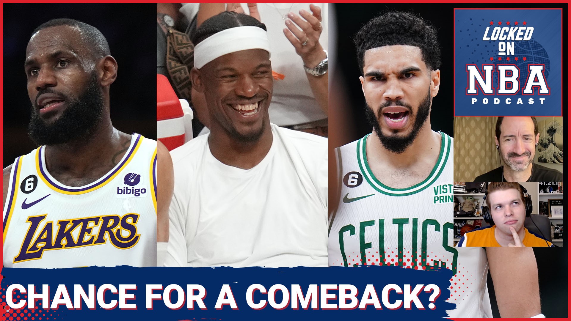 Howard Beck joins Nick Angstadt to breakdown the Miami Heat vs Boston Celtics and Denver Nuggets vs Los Angeles Lakers series both notched at 3-0.