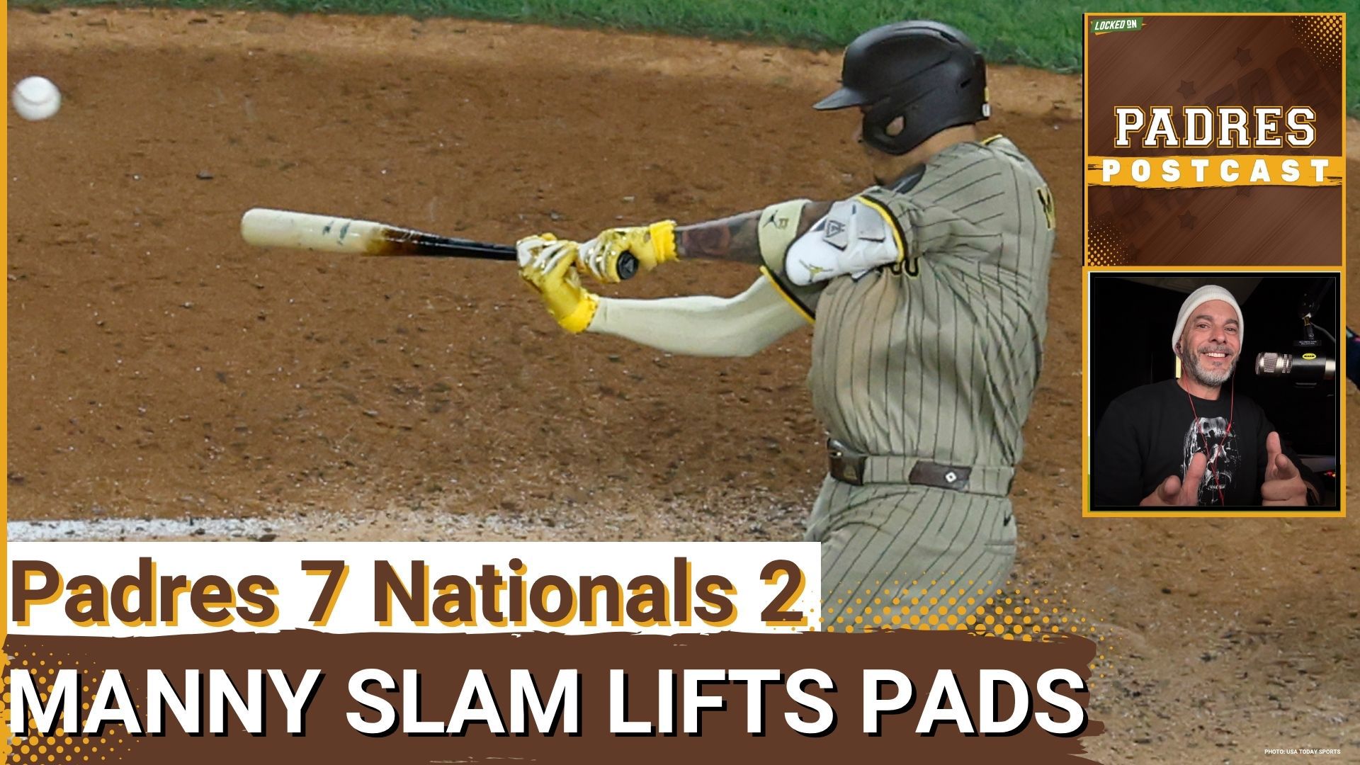 Manny Machado smashed a grand slam to cap a 5-run 9th inning that gave the Padres a 7-2 win over the Washington Nationals to start the 2nd half with a big road win.