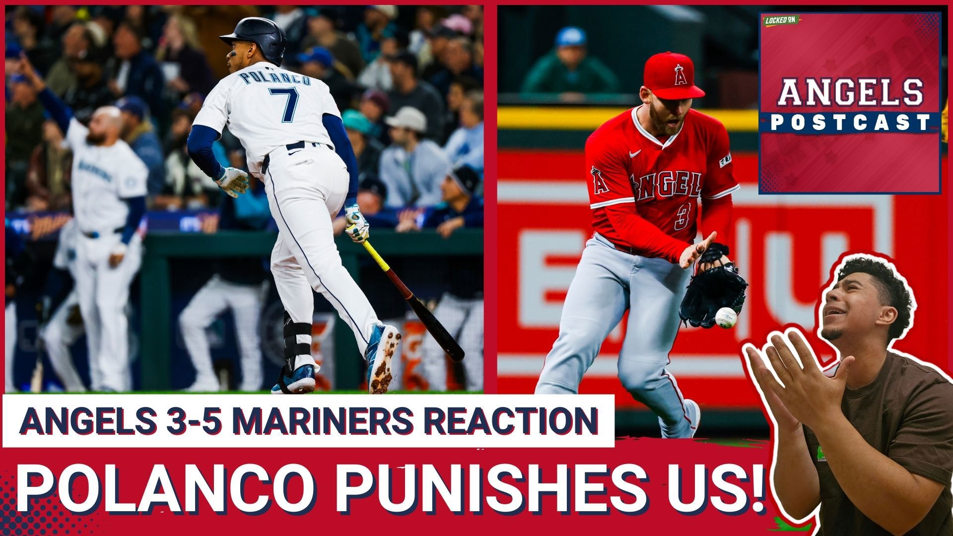 Jorge Polanco was the difference tonight in Seattle, as the Mariners' star of 2025 hit two HRs and had all 5 RBIs in a 5-3 loss for the Los Angeles Angels on Tuesday