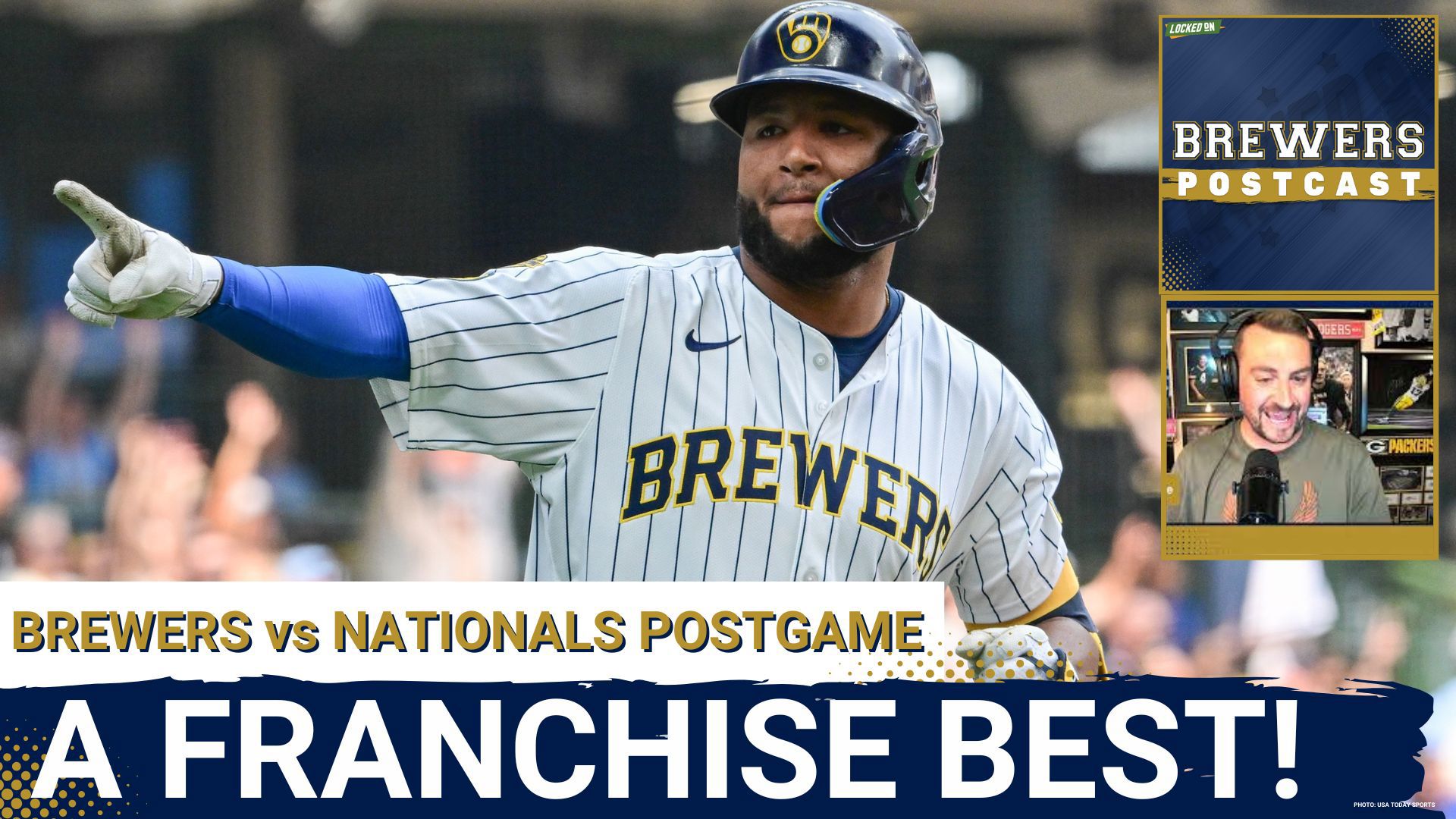 The Milwaukee Brewers completed the sweep of the Washington Nationals on Sunday, 8-1.