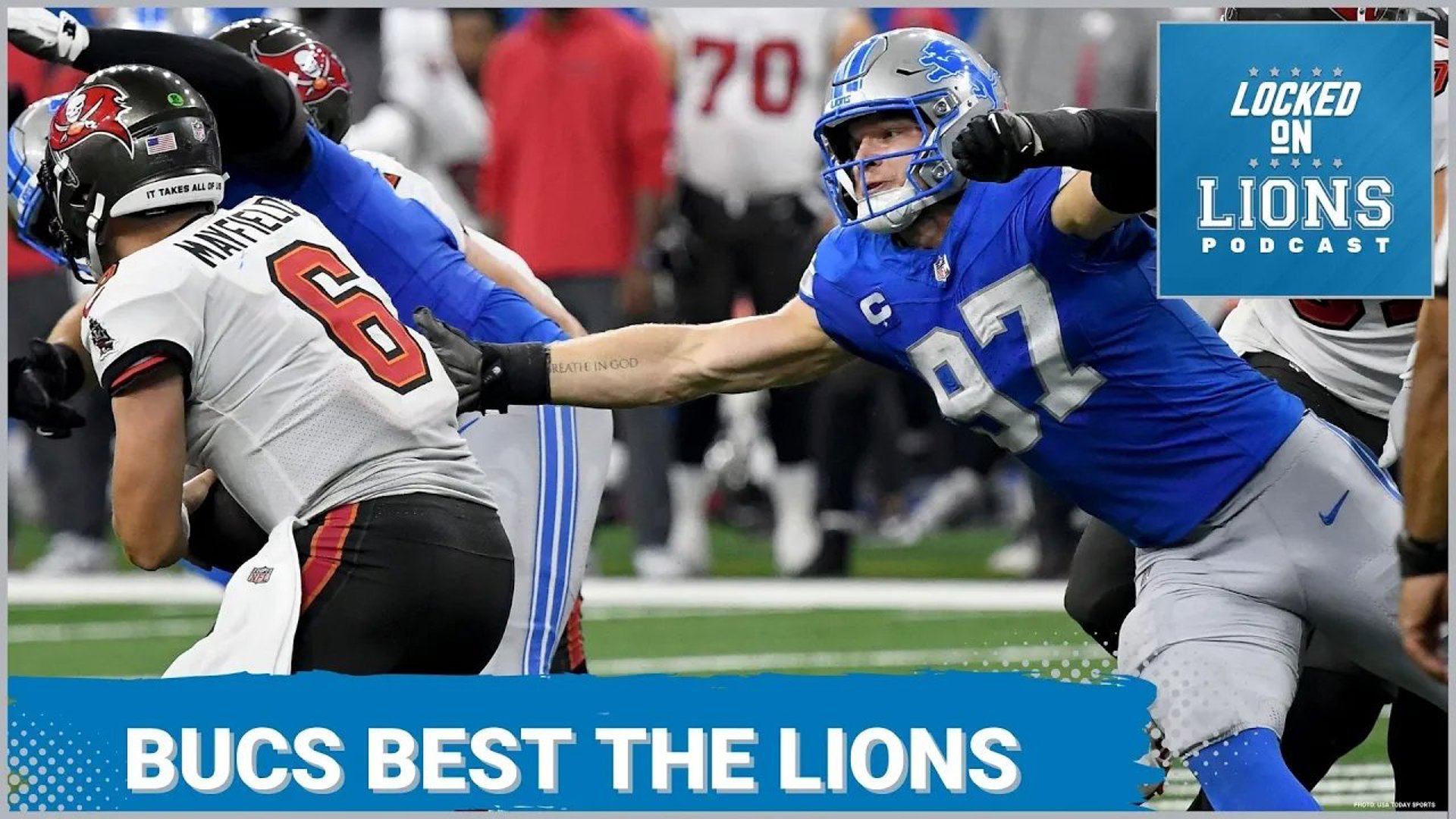 It was another average performance from the Lions. Last week they escaped in their OT win over the Rams, but today Tampa Bay beats them 20-16 at Ford Field.