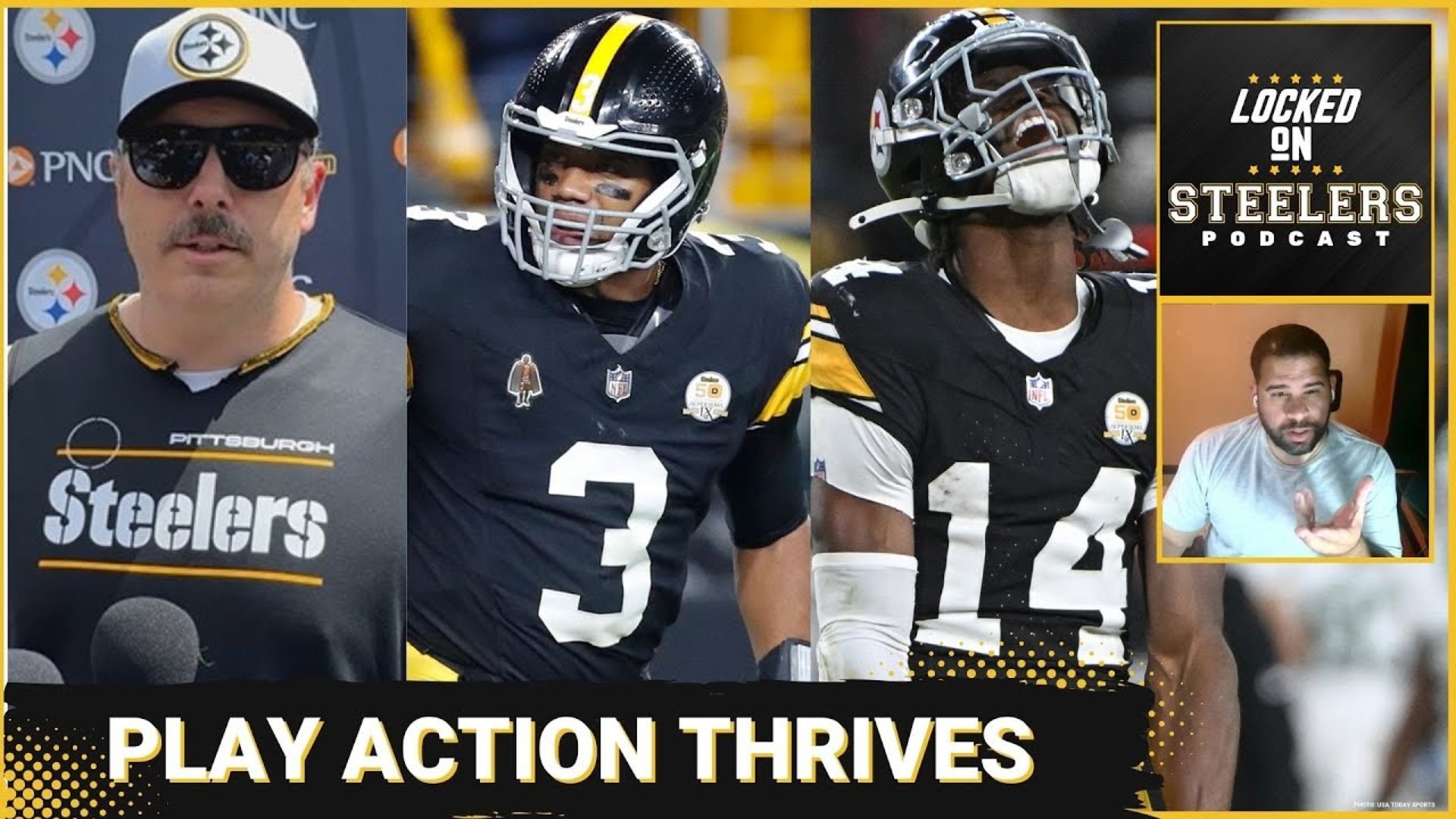 The Pittsburgh Steelers have used play action among the most of any team in the NFL.