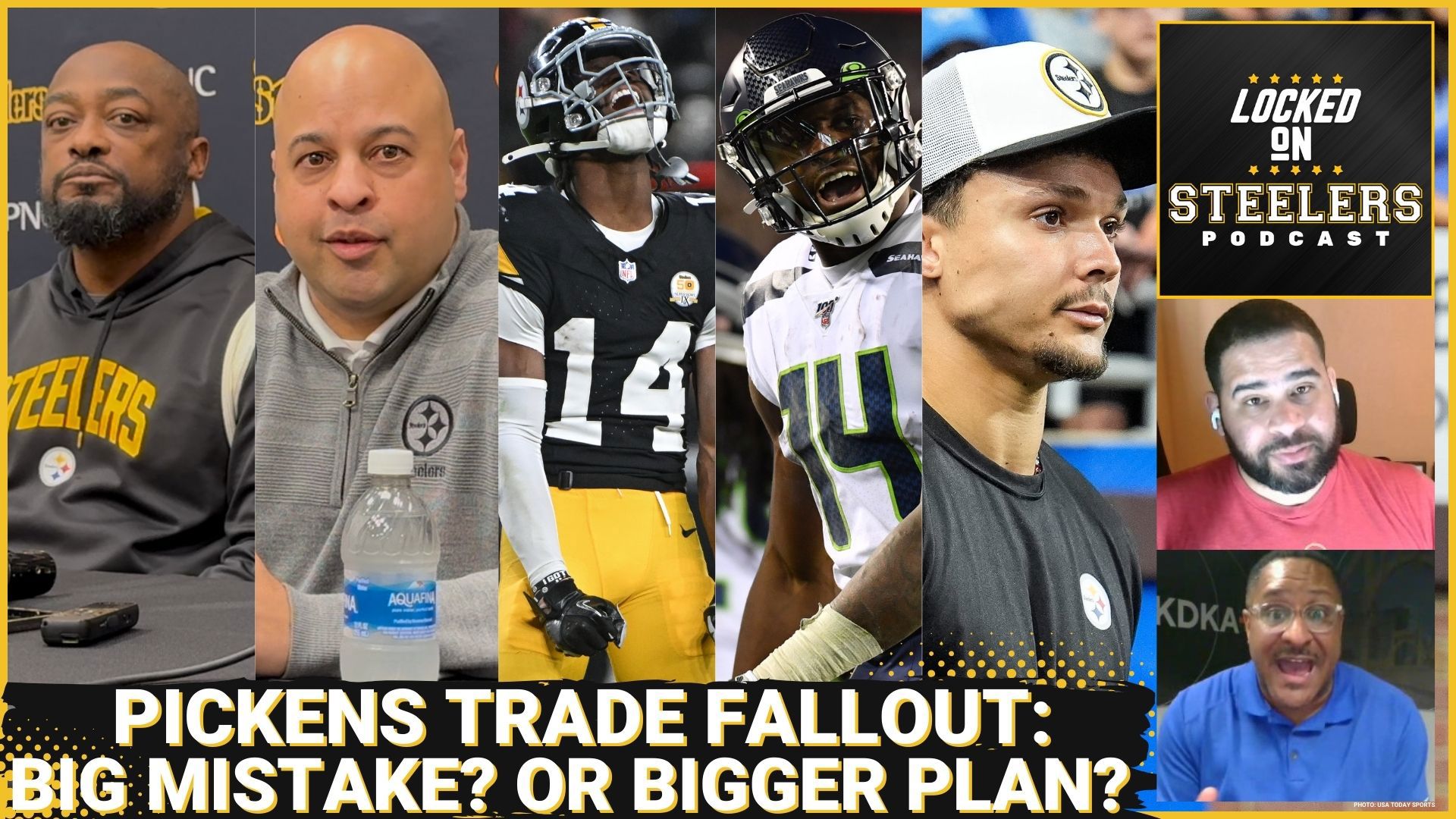 The Pittsburgh Steelers traded George Pickens to the Dallas Cowboys for a third round pick, which leaves the Steelers with one primary receiver on the team.