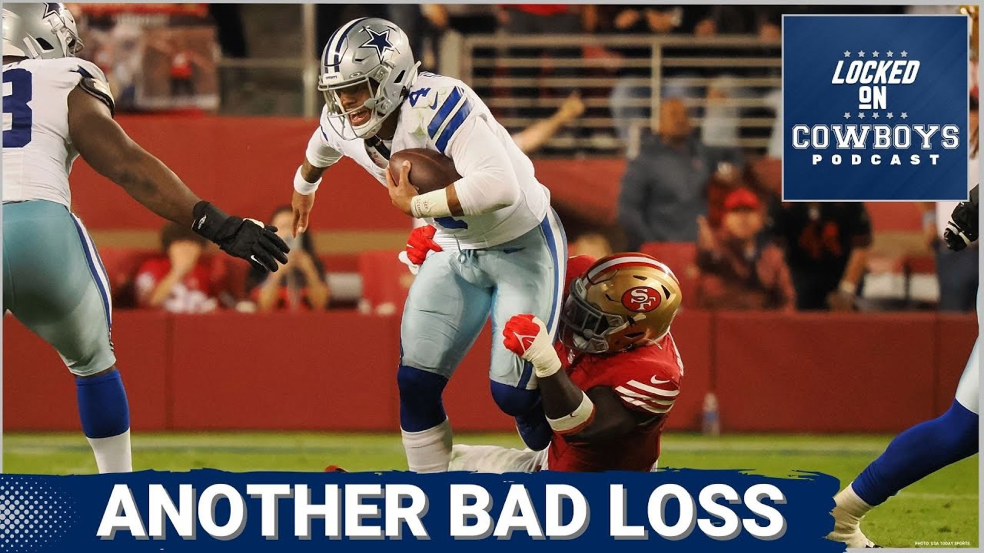 The Dallas Cowboys have dropped yet another game to the San Francisco 49ers, losing 30-24. Is the season over for the Cowboys after falling to 3-4 after seven games?