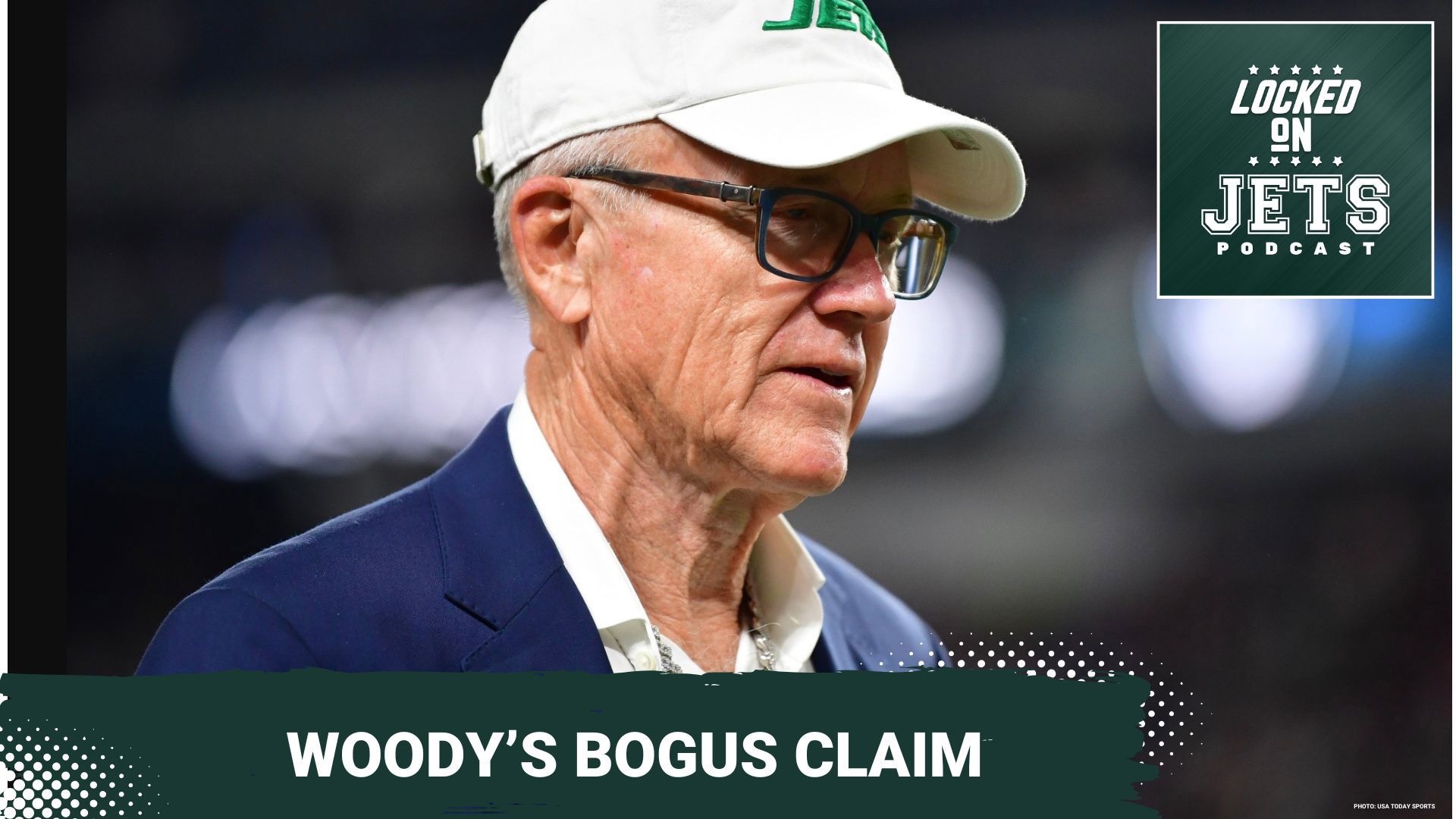 Jets owner Woody Johnson dismisses player survey criticism as "bogus," while new head coach Aaron Glenn shares insights on team-building philosophy.