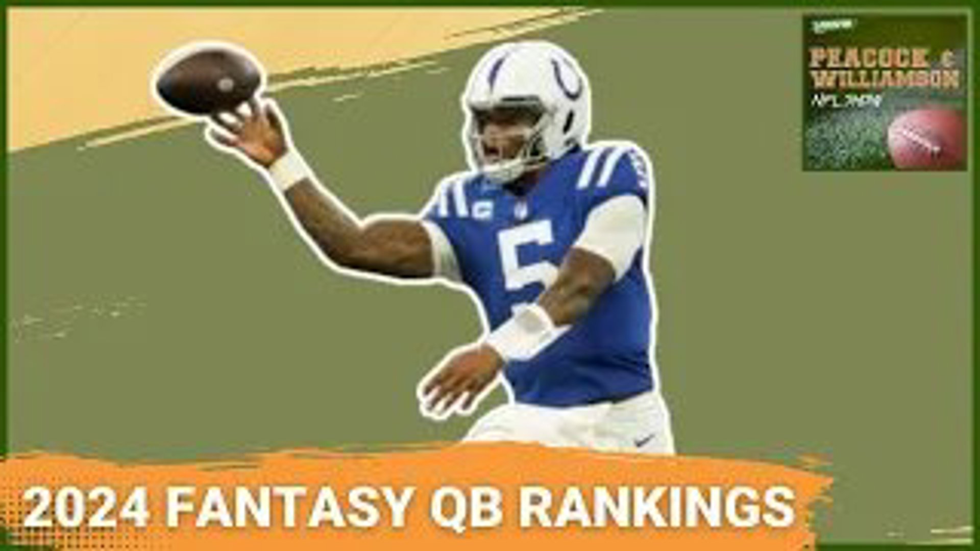 Josh Allen, Anthony Richardson and more highlights in Matt Williamson's initial 2024 fantasy football quarterback rankings.