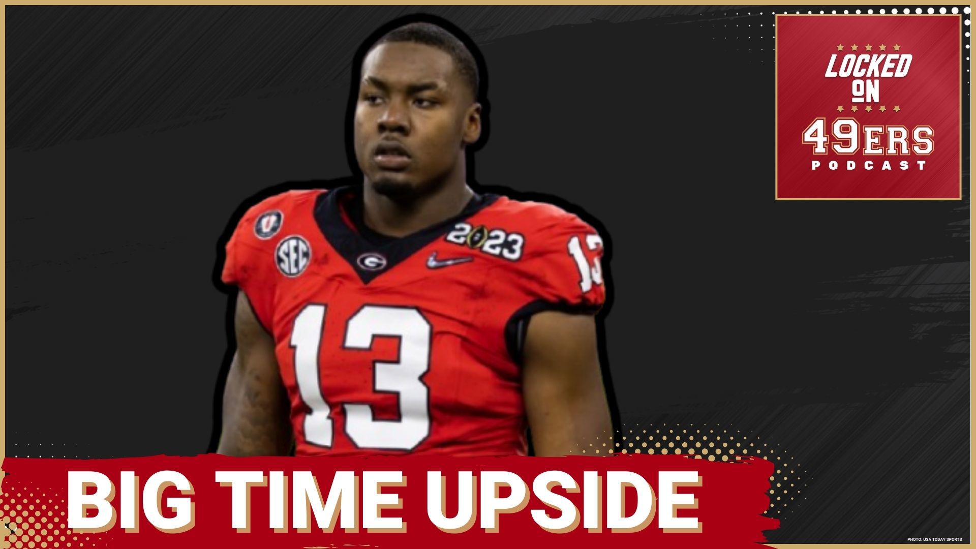 Breaking down 49ers top draft pick Mykel Williams, a powerhouse defensive end from Georgia, and seventh round Iowa guard, Connor Colby. How good can Williams be?