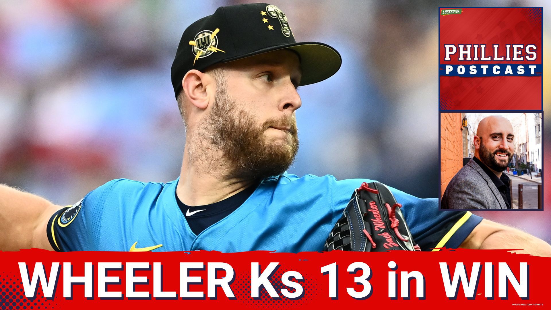 Zack Wheeler struck out 13 over his seven innings of two-run baseball, as the Philadelphia Phillies beat the Miami Marlins, 7-2.