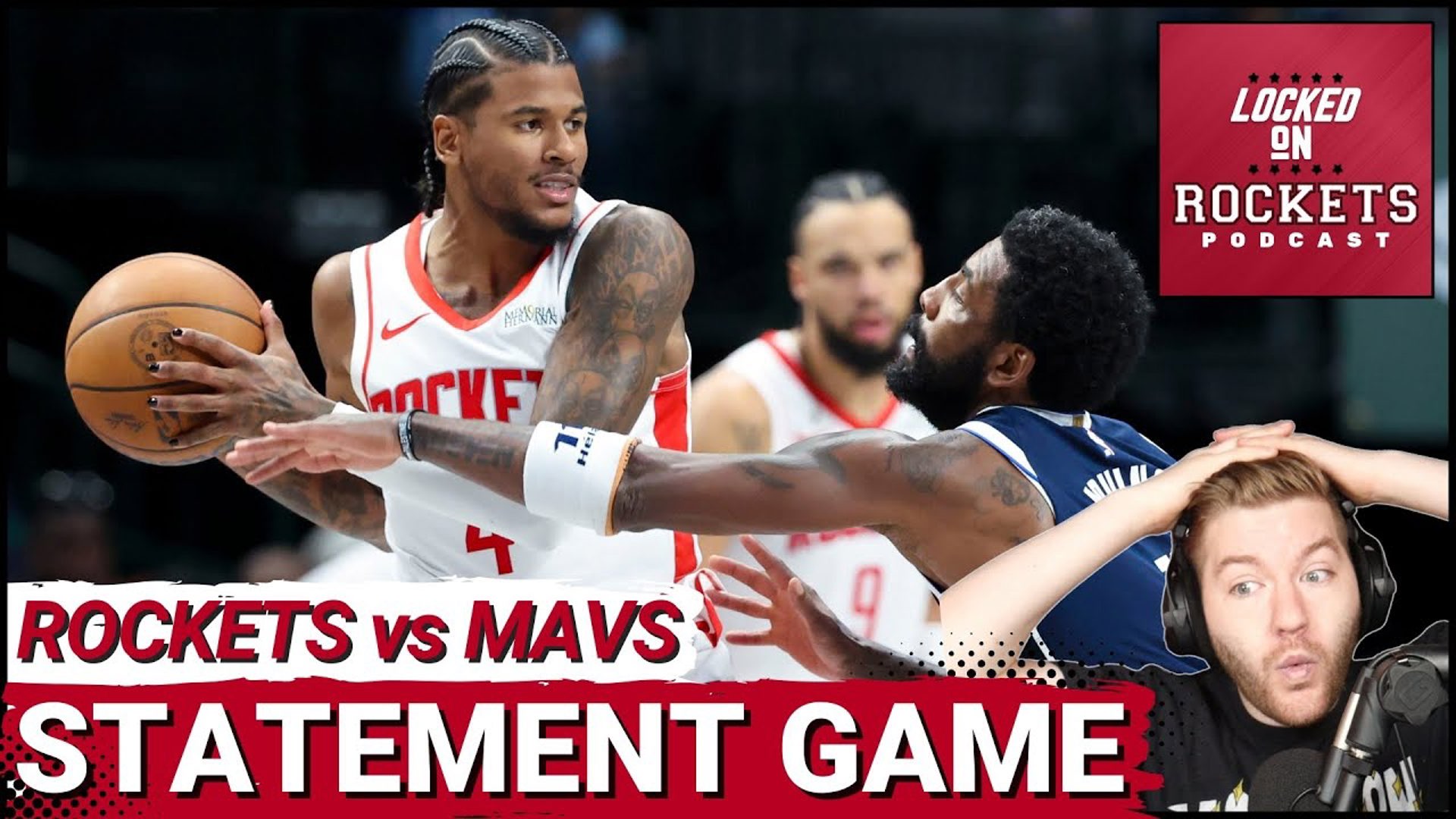 Host Jackson Gatlin (@JTGatlin) reacts to and discusses the Houston Rockets 108-102 statement win against the Dallas Mavericks.