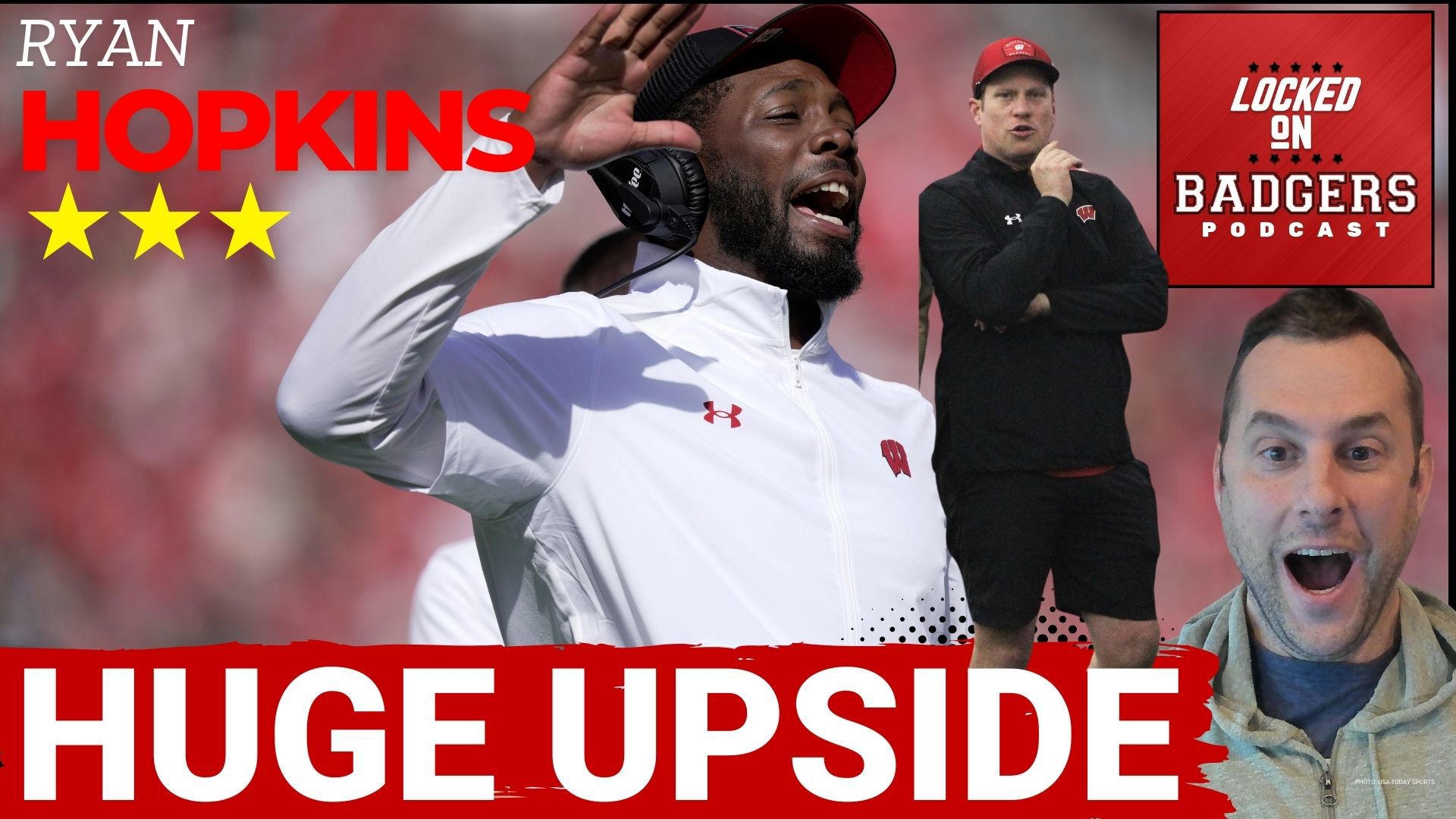 BREAKING: Ryan Hopkins commits to the Wisconsin Badgers football team and Coach Kenny Guiton!