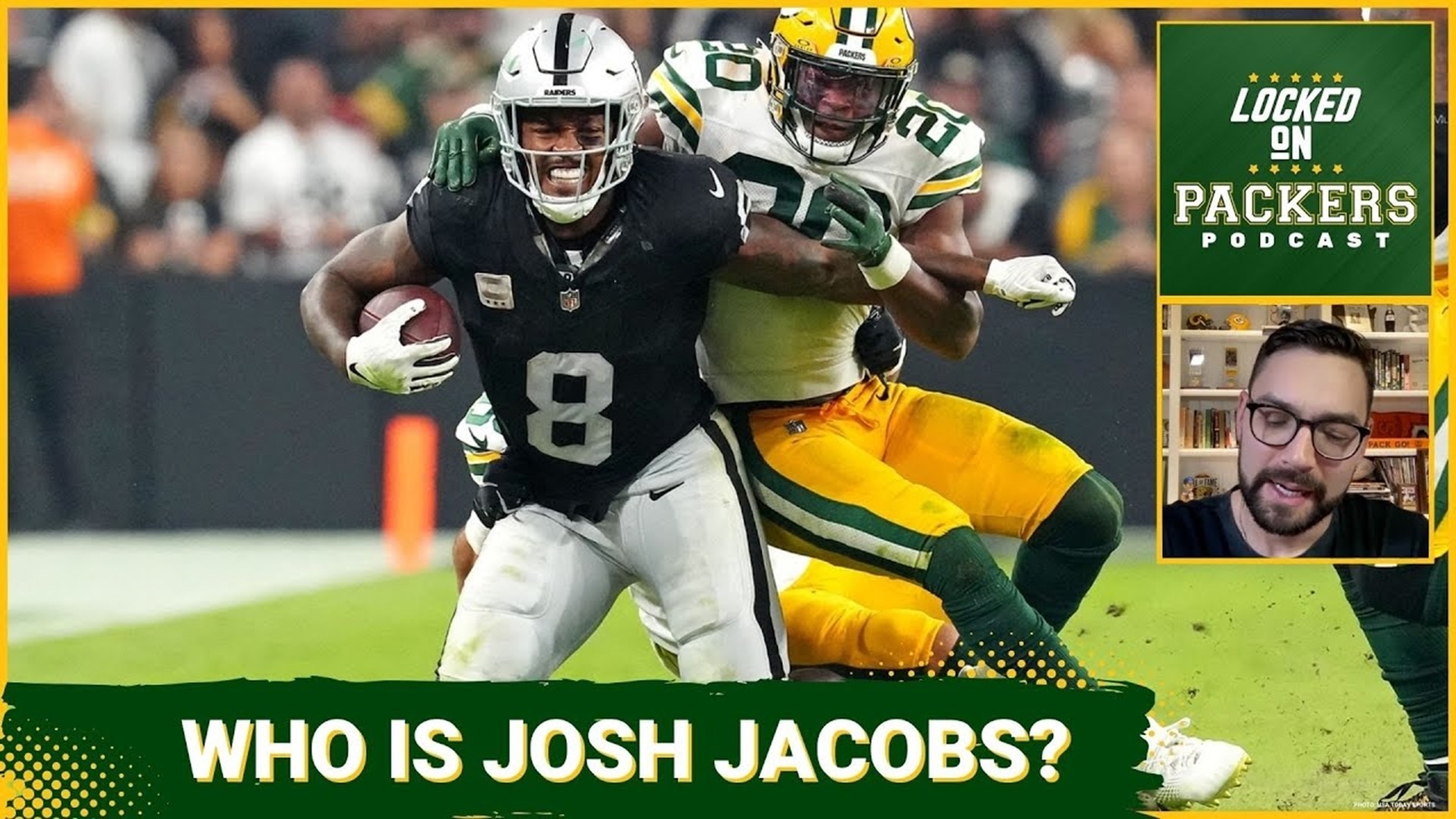 There's no replacing Aaron Jones, the heart and soul of the Green Bay Packers. But Josh Jacobs was the heart and soul of the Las Vegas Raiders.