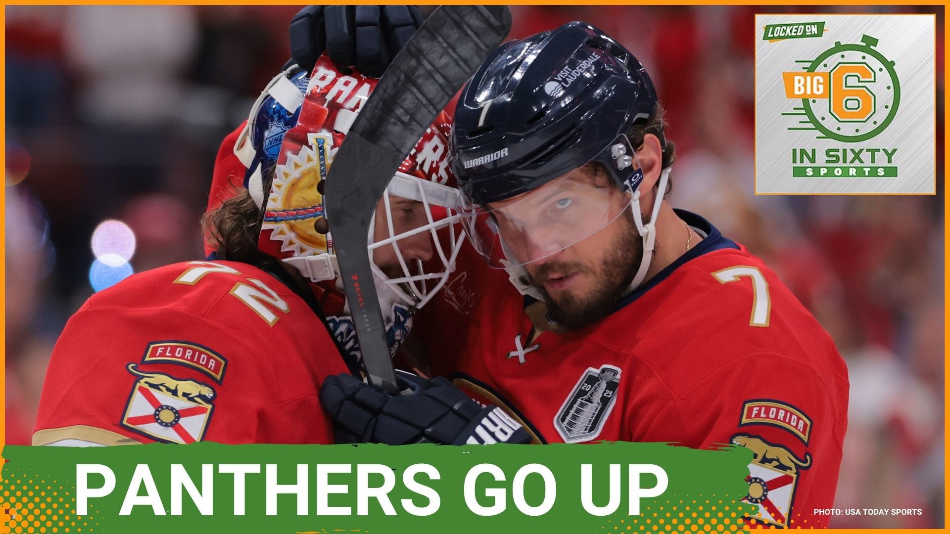 The Panthers beat the Oilers in Game 3 and Darius Garland has surgery. The Hawks add to the front office and Quinshon Judkins replaces Nick Chubb.