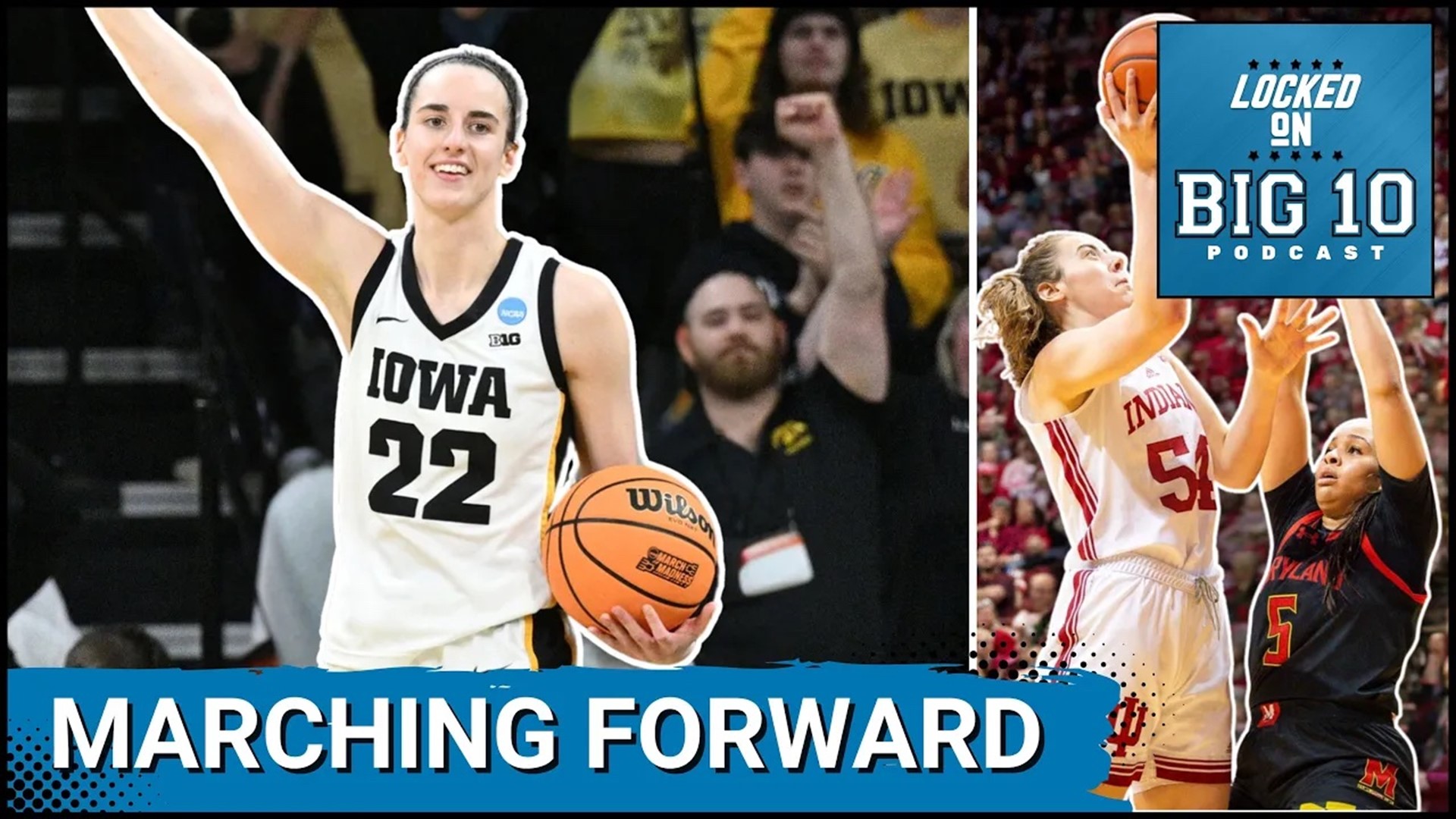 Hawkeyes Wr Caitlin Clark and Iowa Hawkeyes, Indiana Hoosiers March Forward to ...