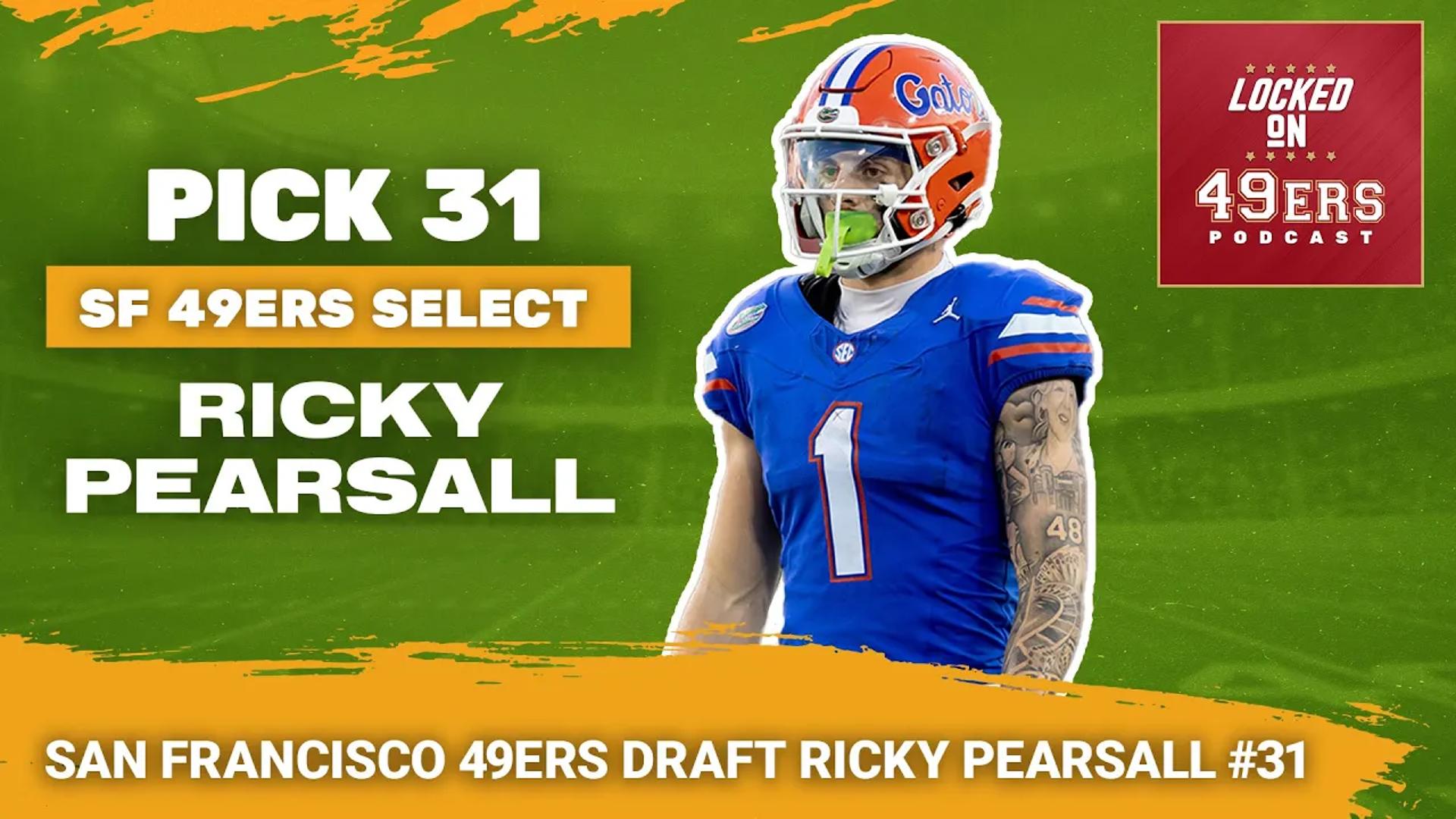 San Francisco 49ers Pick Ricky Pearsall 2024 NFL Draft Coverage San Francisco 49ers Pick Ricky Pearsall 2024 NFL Draft Coverage