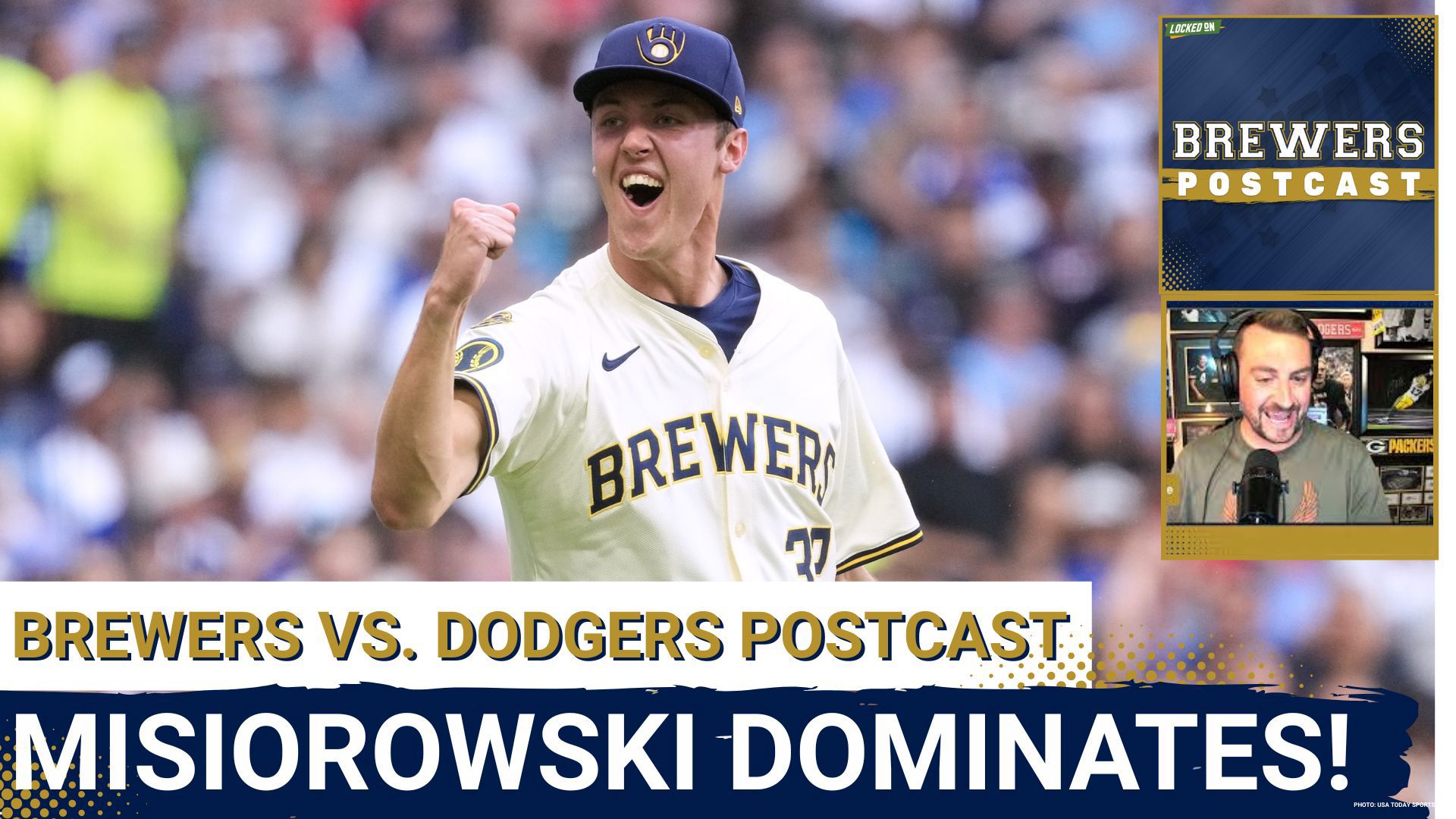 Behind 12 strikeouts from Jacob Misiorowski, the Milwaukee Brewers beat the L.A Dodgers, 3 to 1 on Tuesday night.