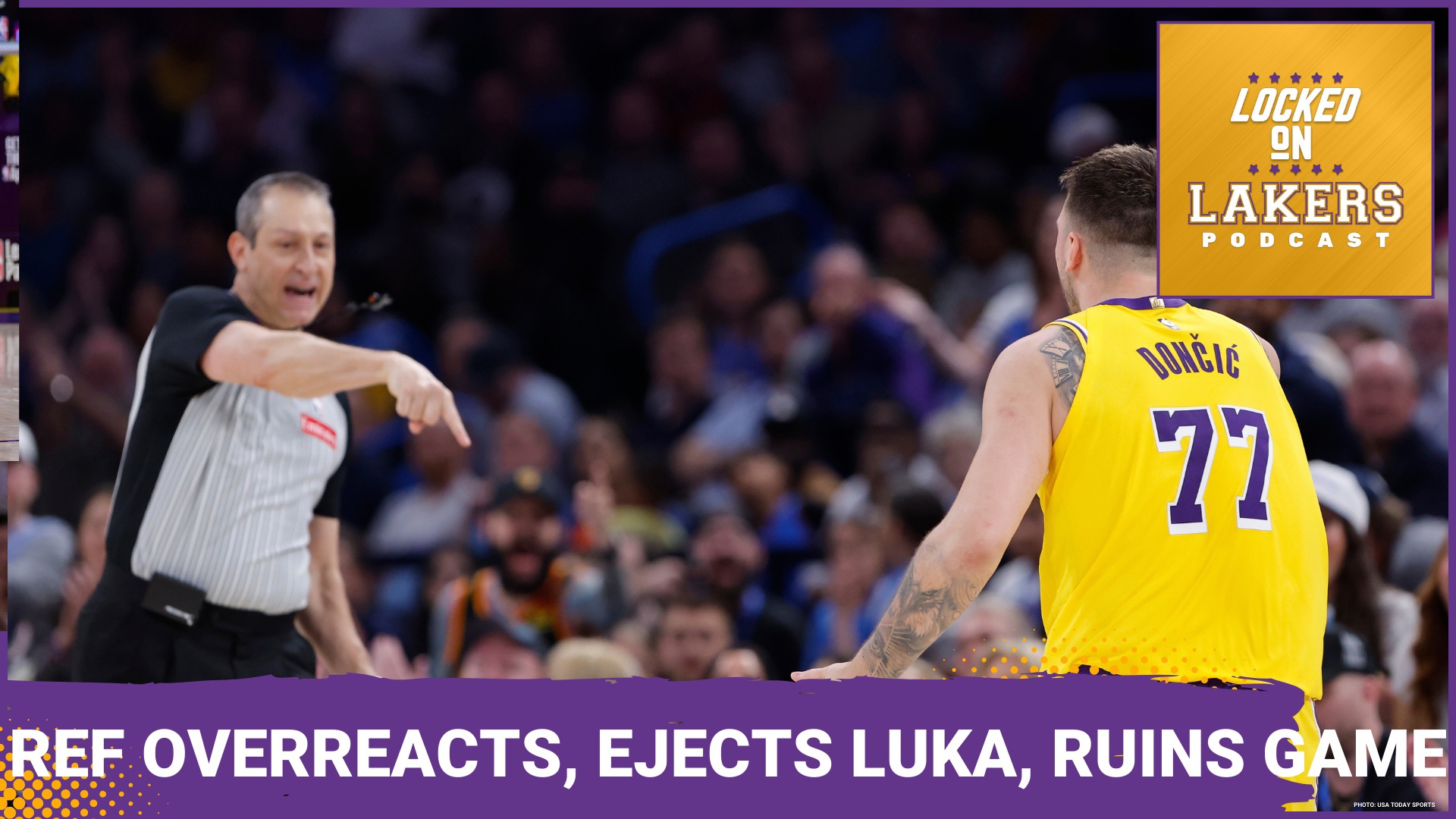 Luka's fourth quarter ejection overshadowed a very entertaining, well-played game by the Lakers and Thunder, which is a serious shame.