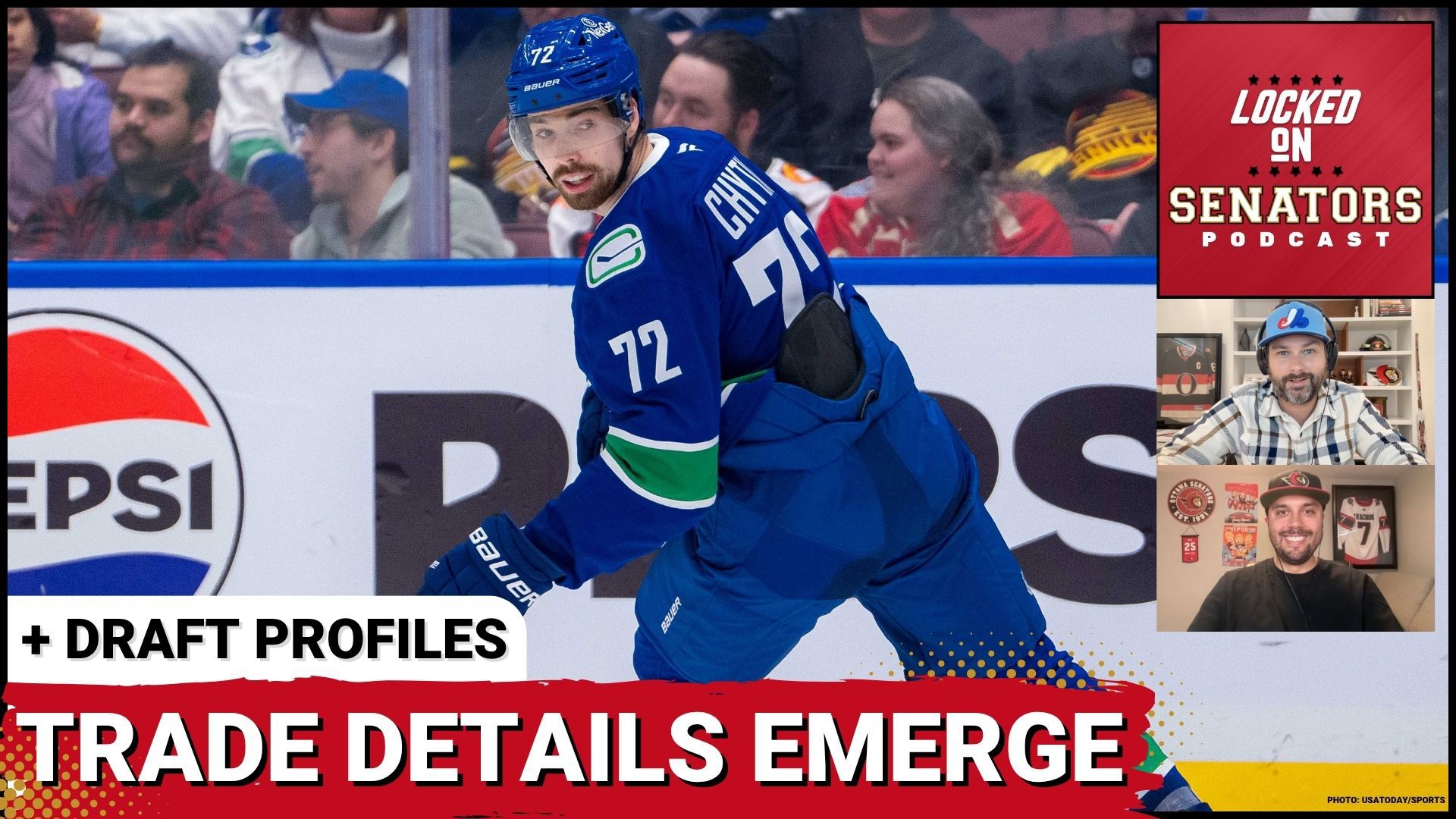 Brandon Piller and Ross Levitan react to the report that the Ottawa Senators considered traded Josh Norris to the Vancouver Canucks for Filip Chytil and a pick!