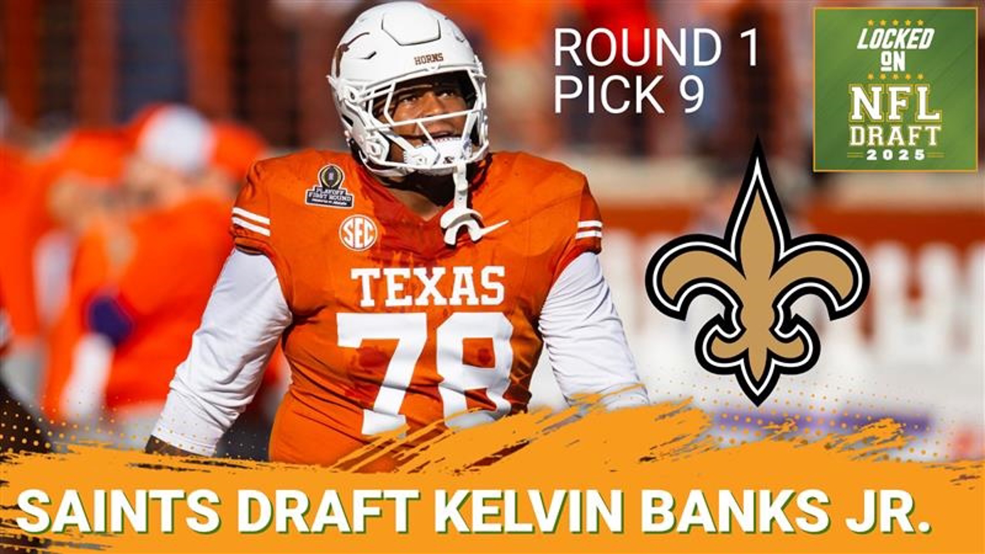 After the New Orleans Saints took Kelvin Banks Jr. with the No. 9 pick in the 2025 NFL Draft, Ross Jackson broke down the selection. #kelvinbanksjr #neworleanssaints