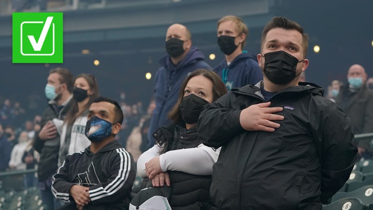Yes, fans can be required to wear masks at sporting events