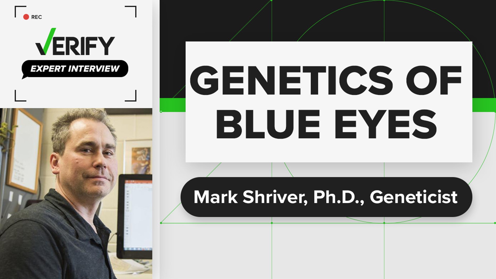 Anthropologist and geneticist Mark Shriver, Ph.D. talks with VERIFY about the genetics of people with blue eyes and explains how they are genetically related.
