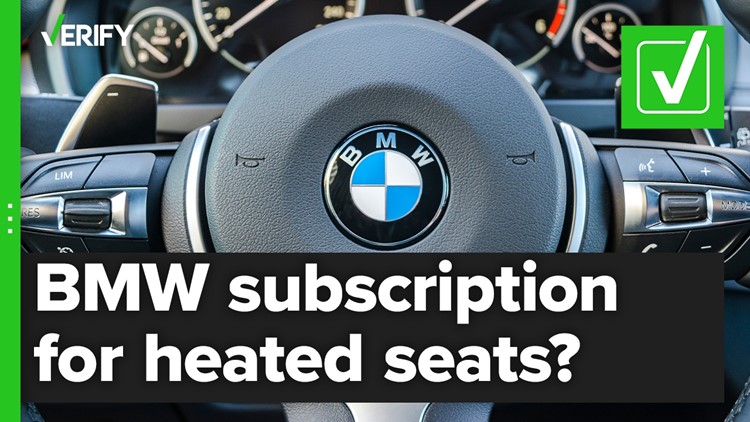 Is BMW selling a monthly subscription service for heated seats?