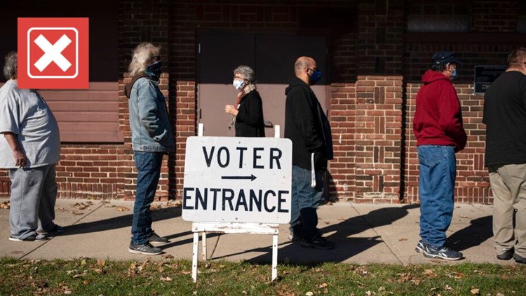 No, there weren’t 23,203 registered voters in Wisconsin with the same phone number during the 2020 election