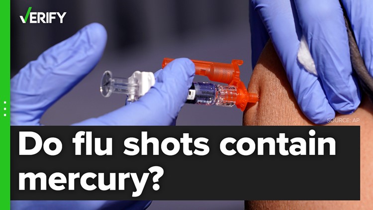 Most flu shots do not contain mercury, thimerosal