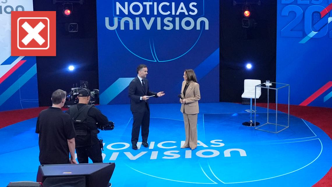 Harris didn’t use teleprompter during Univision town hall | myfoxzone.com
