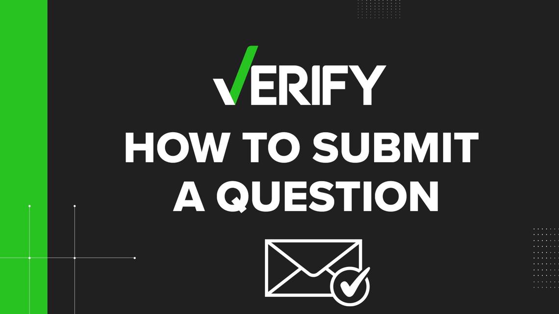 How to submit your question to VERIFY