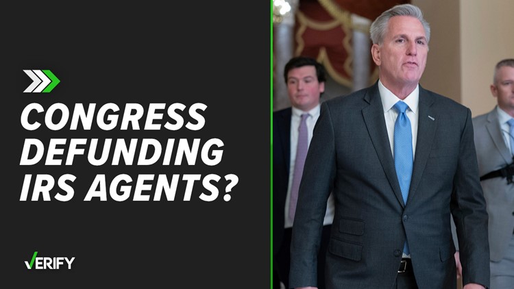 No, Congress has not defunded 87,000 IRS agents