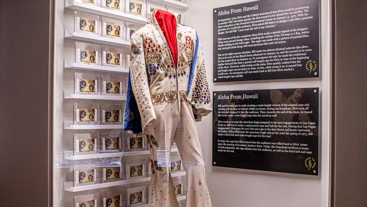 Elvis Presley's archived wardrobe featured in a new exhibit at Graceland
