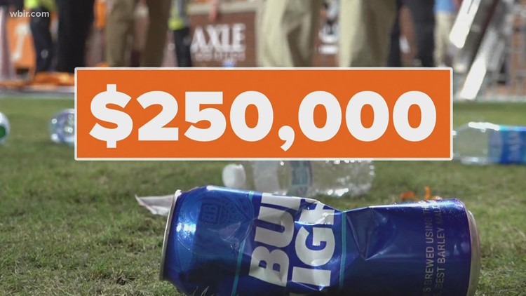 SEC fines Tennessee $250k after fans throwing trash on field halts game against Ole Miss