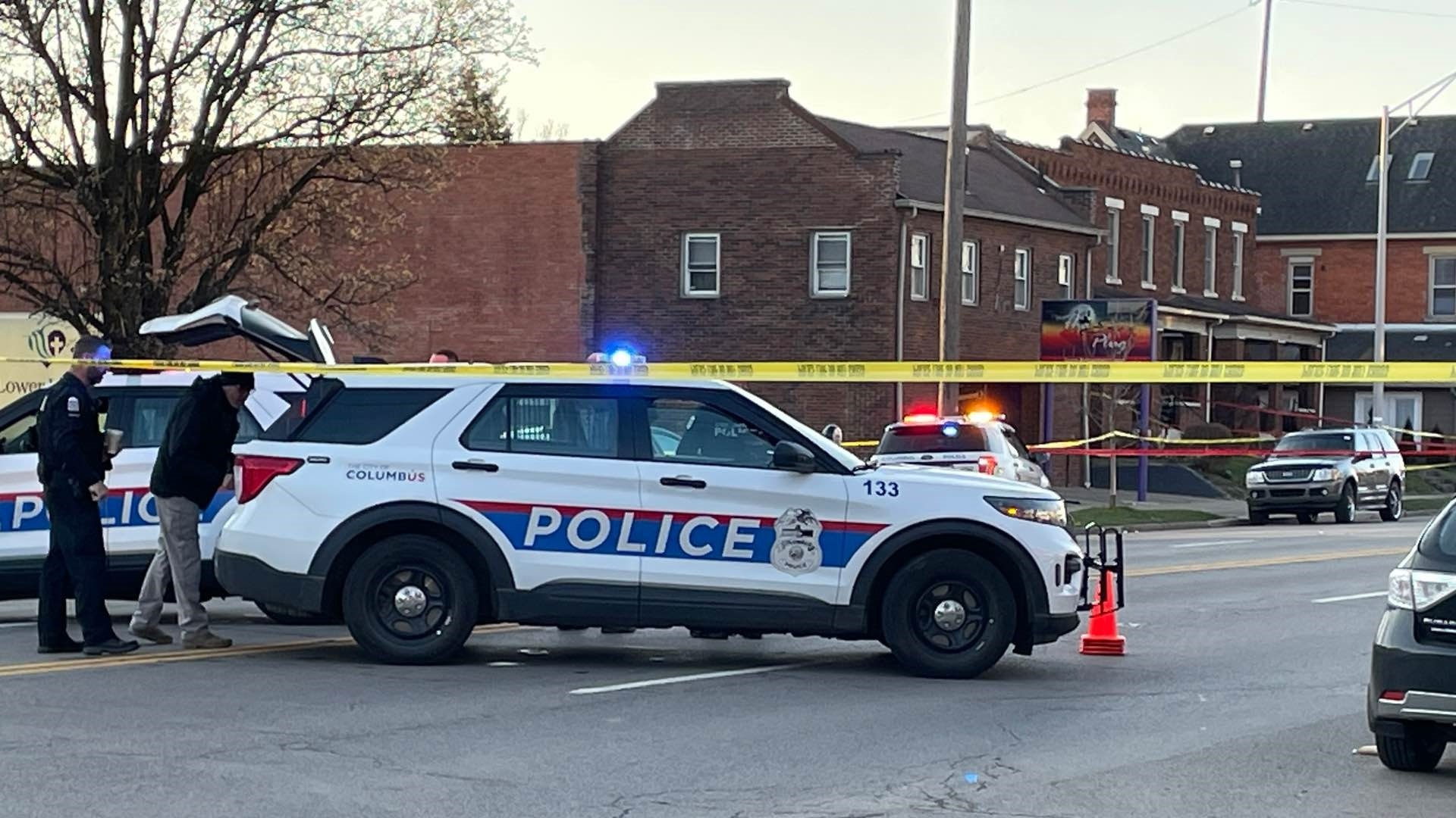 The shooting happened around 5:10 a.m. in the 1500 block of South High Street.