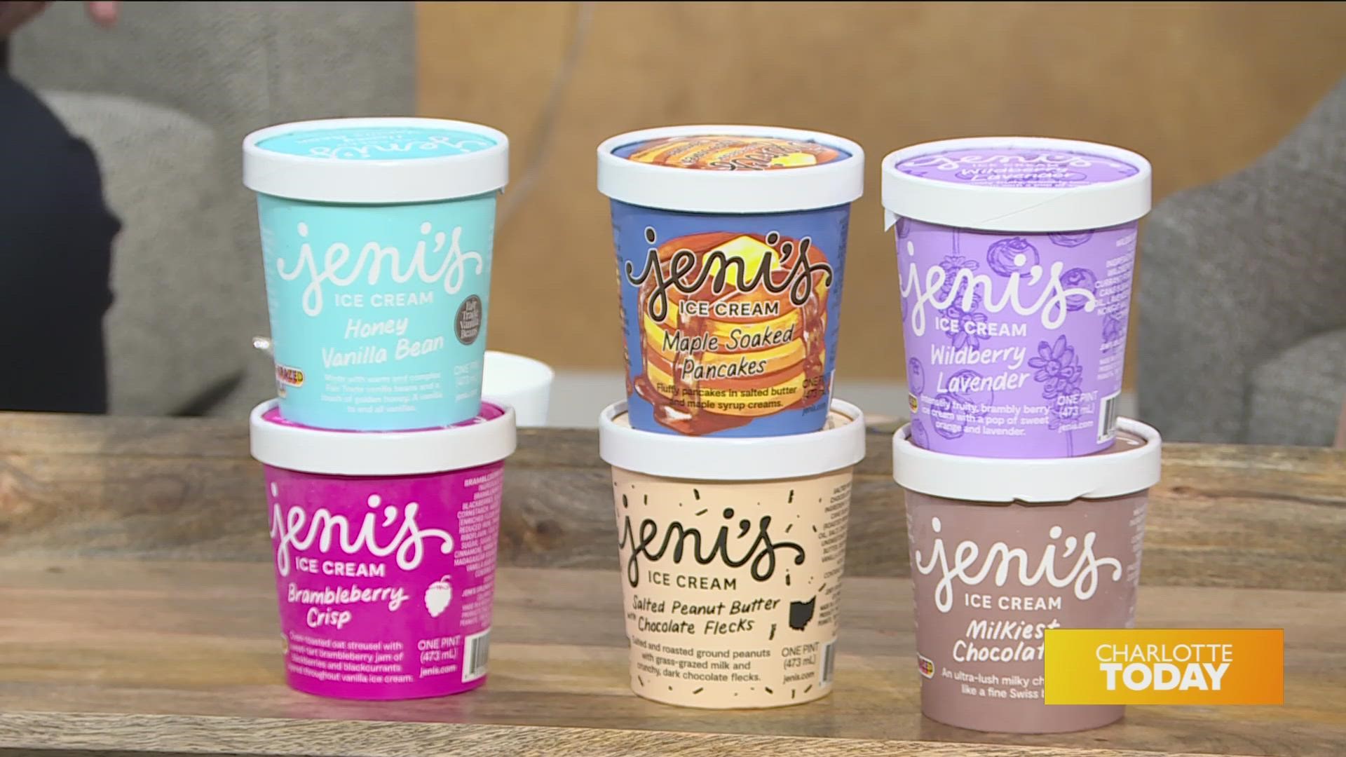 Head to Jeni's Ice Cream to try their maple soaked pancakes ice cream