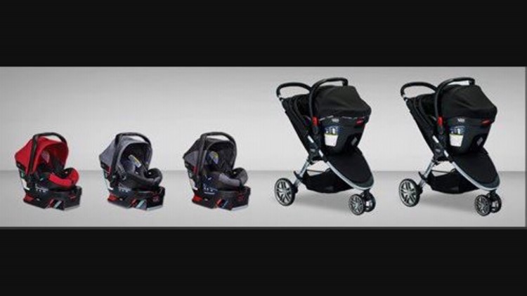 Britax b agile 35 travel sales system recall