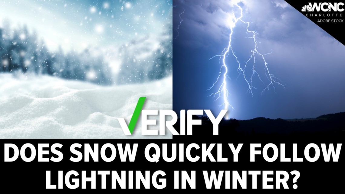 Snow is not guaranteed after thunderstorms in the winter | myfoxzone.com