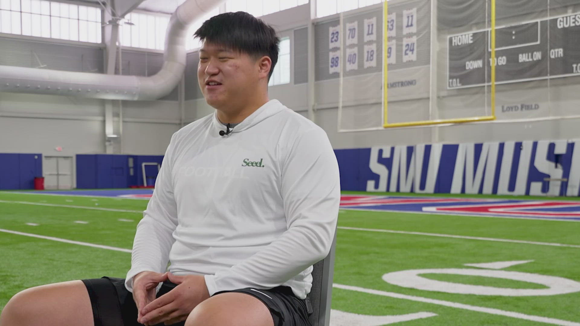 From China, Max Yao moved to Dallas to study at SMU. His classmates suggested he try out for the football team. With zero experience, he made the roster.
