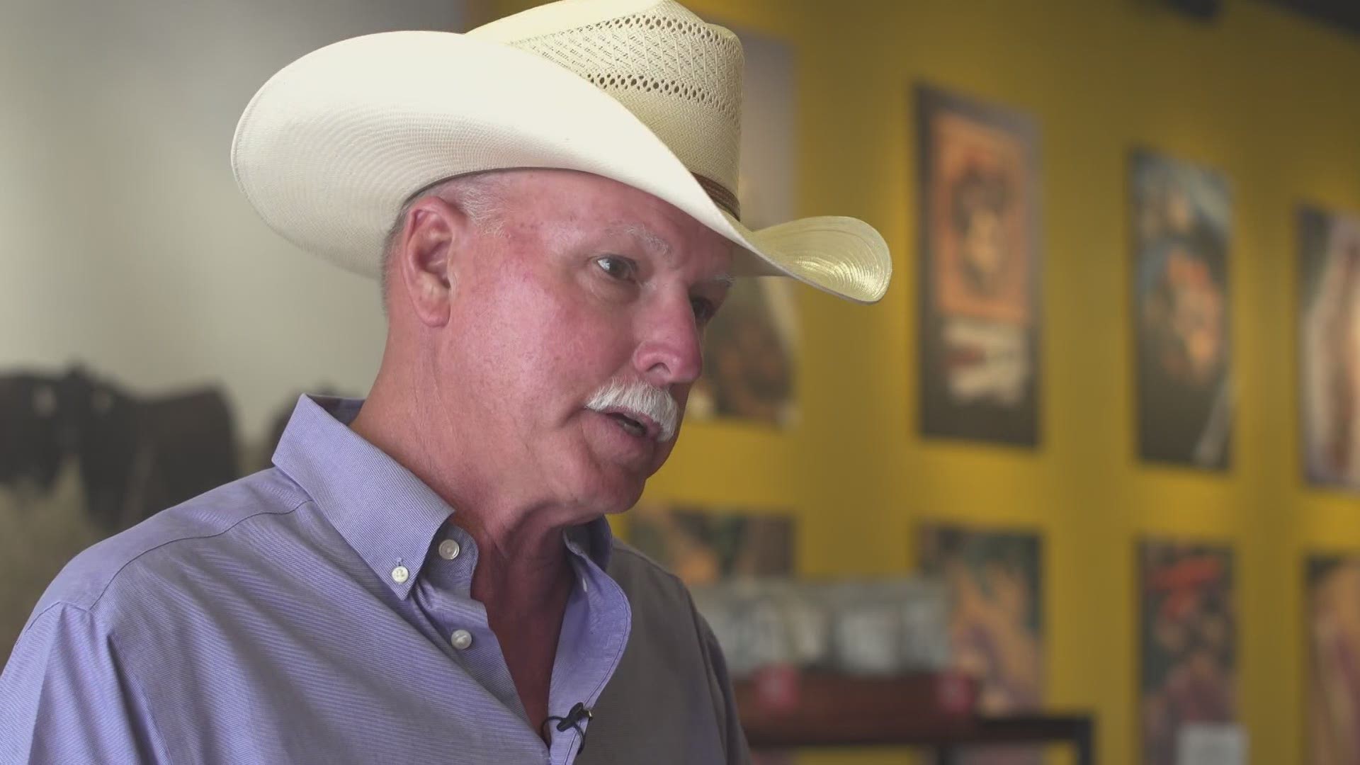 Taggart is a rancher in Grandview, who raises and sells premium, grass fed beef through his own stores.