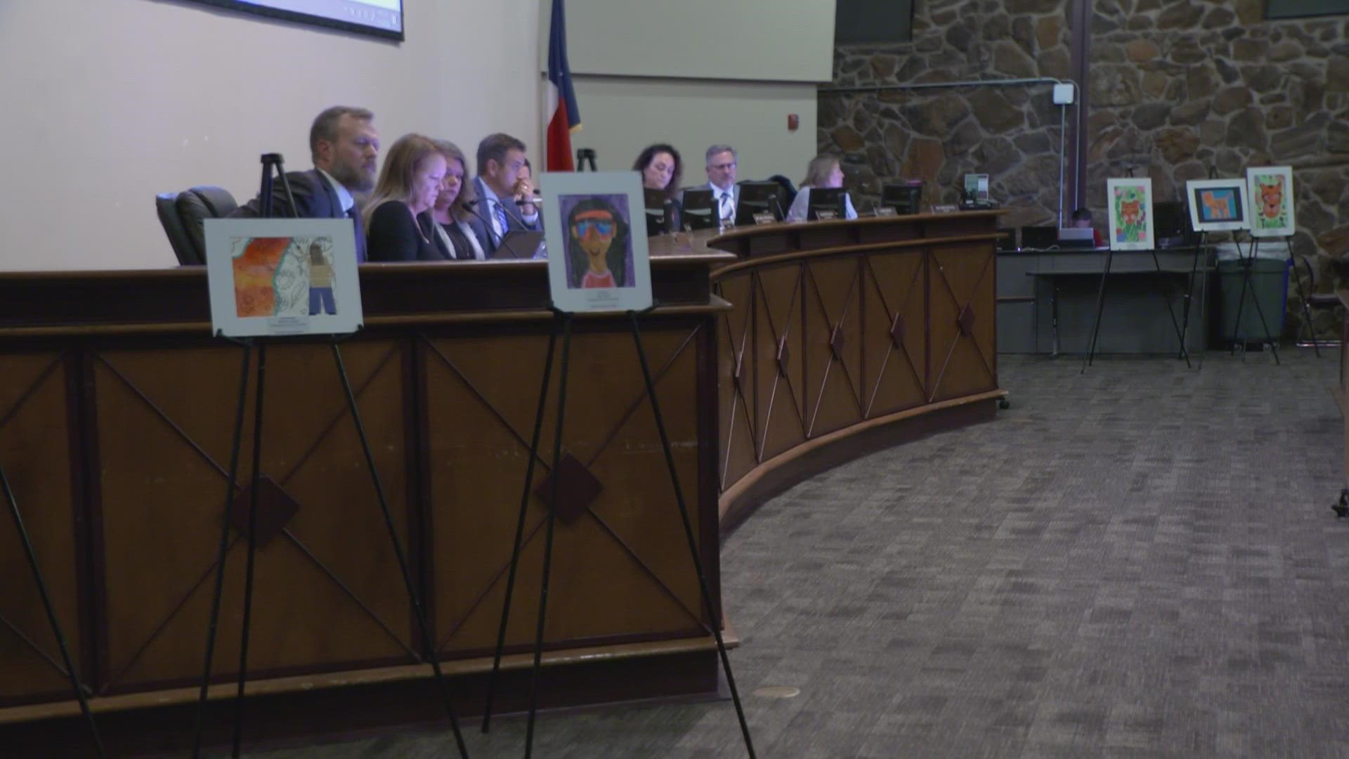 More than 70 people spoke for nearly three hours in Keller ISD’s board meeting Monday to debate what books belong in schools.