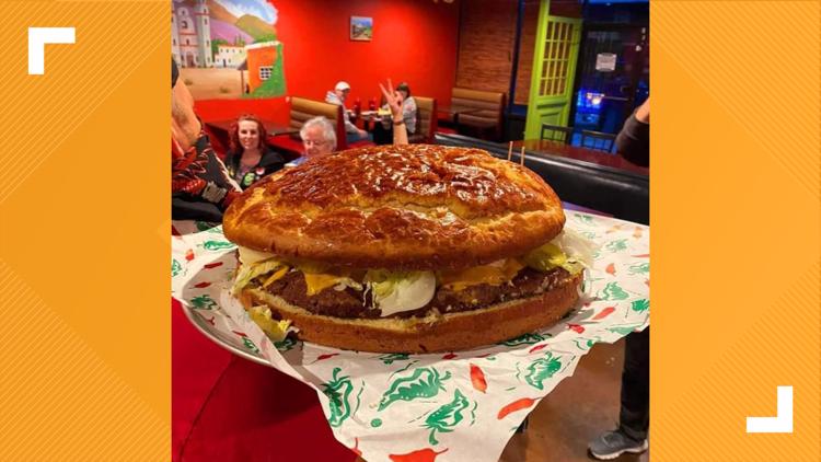 20-pound burger, the biggest in Texas, is now on the menu in Arlington