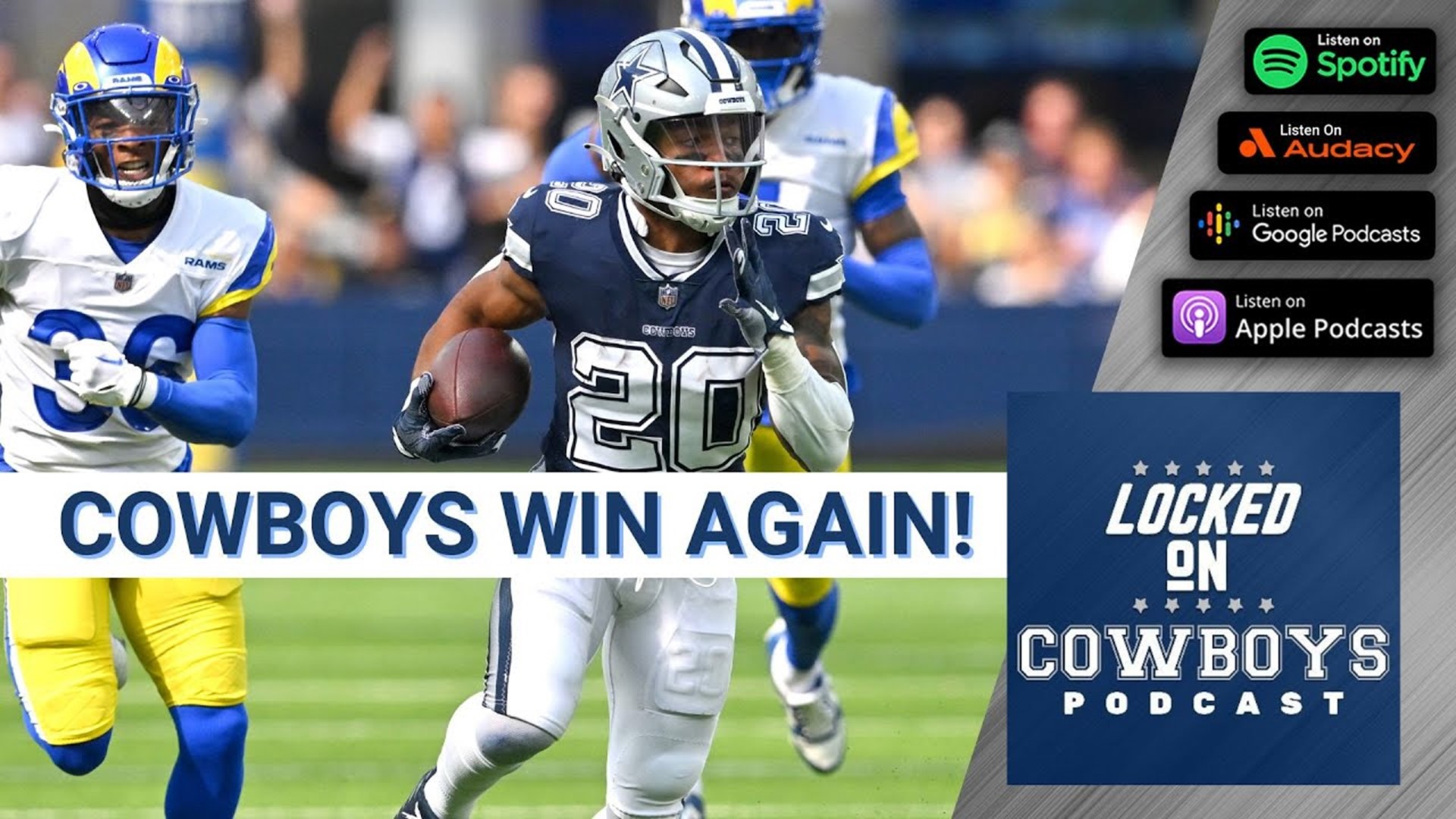 Marcus Mosher and Landon McCool of Locked On Cowboys discuss the Dallas Cowboys upsetting the Los Angeles Rams in Week 5.
