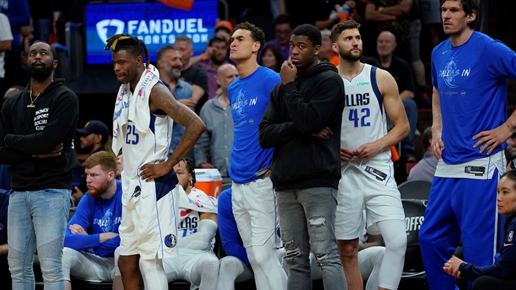 Mavericks fined by NBA for bench activity during Game 2 loss to Suns