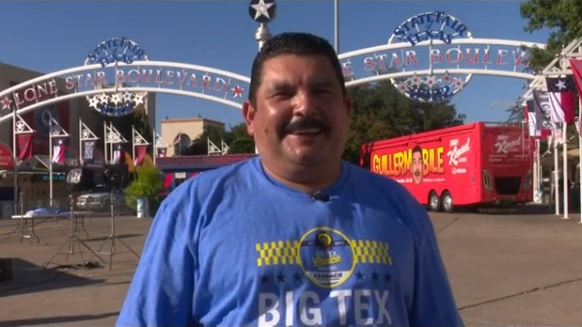 "Jimmy Kimmel Live" star Guillermo Rodriguez is stopping for a taste of Texas at Fair Park on Tuesday.