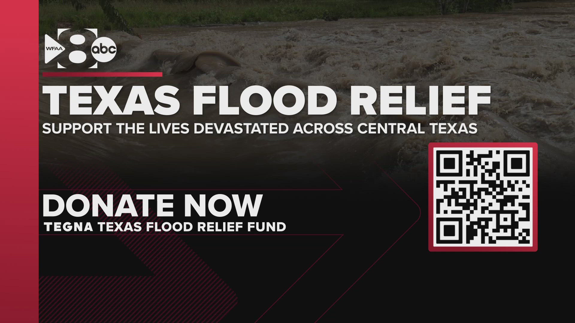 Calvert Collins-Bratton with Communities Foundation of Texas speaks with WFAA following the deadly floods in Kerr County.