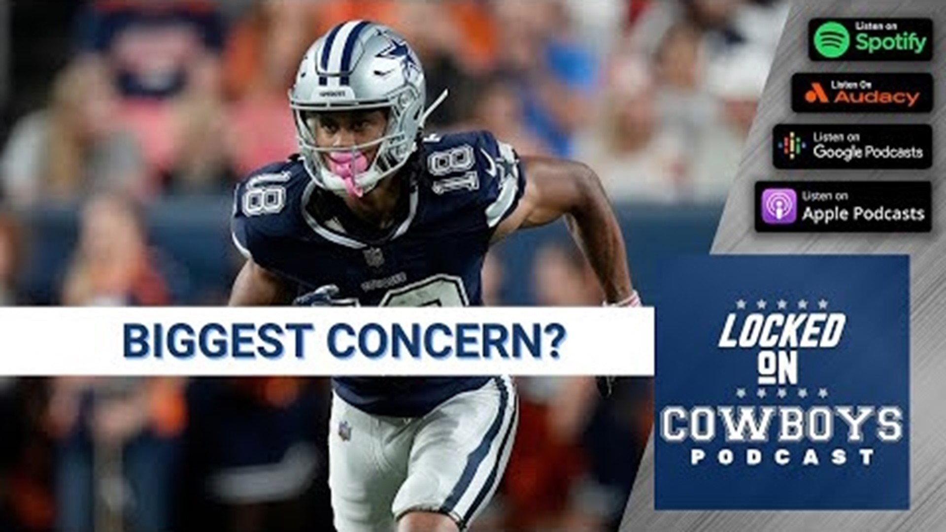 Marcus Mosher and Landon McCool of Locked On Cowboys name their biggest concerns for the Dallas Cowboys entering the 2022 season.