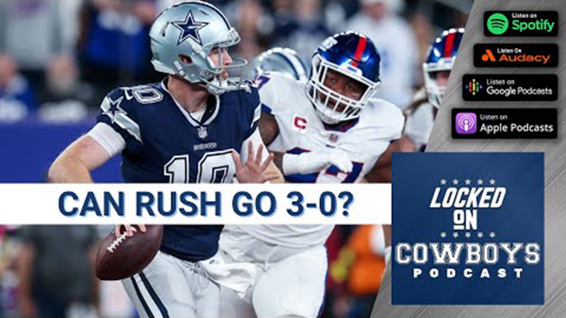 Can The Dallas Cowboys Go 3-0 With Cooper Rush?