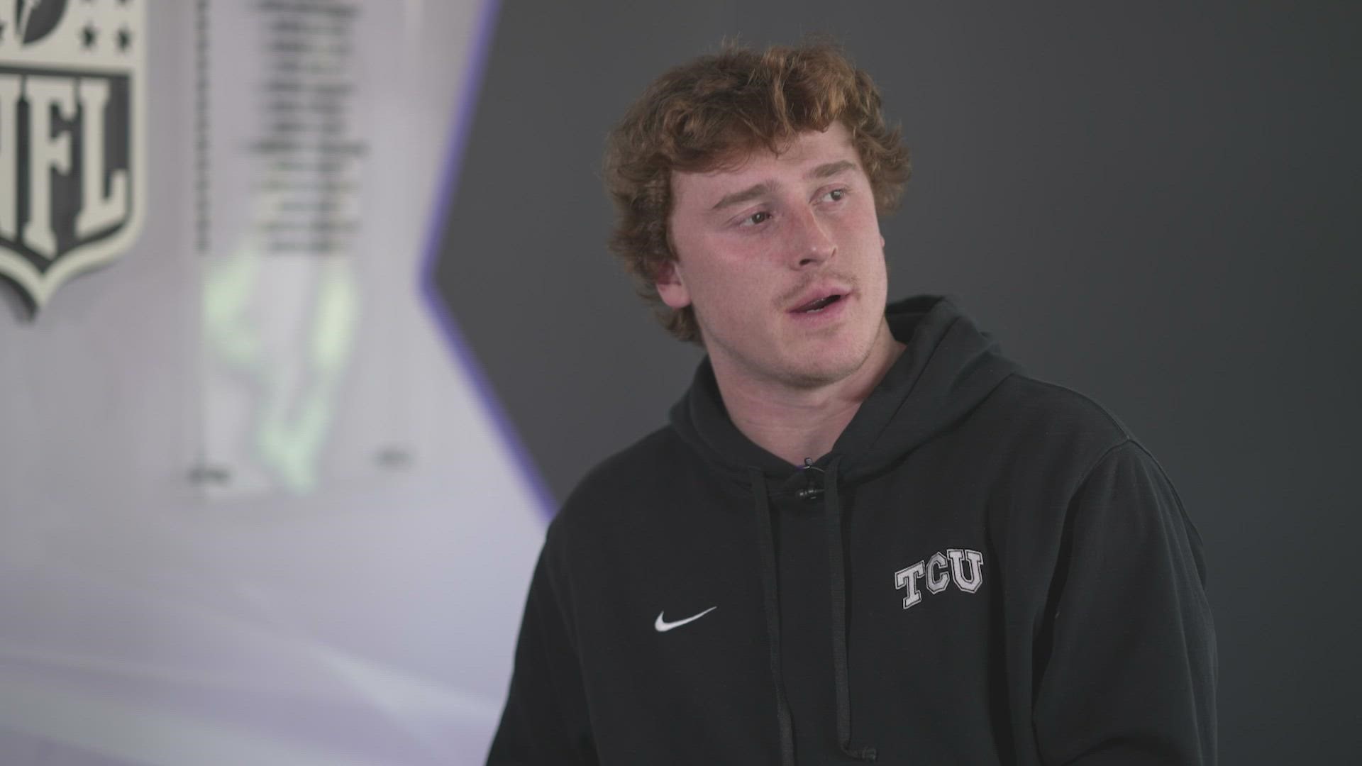 TCU QB Max Duggan sat down with WFAA's Jonah Javad days before the Duggan and the Horned Frogs play in the College Football Playoff semifinal against Michigan.